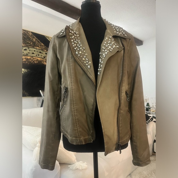 ASO Pretty little liars!! Sam Edelman studded leather jacket - Picture 1 of 6